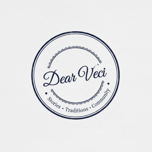 Dear Veci Stamp Logo